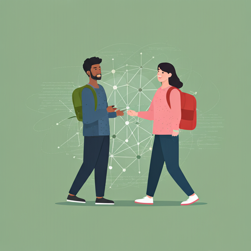 Students networking