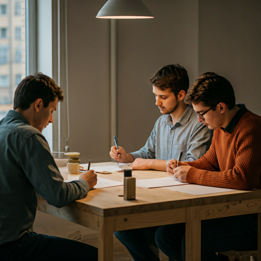 Students at a workshop